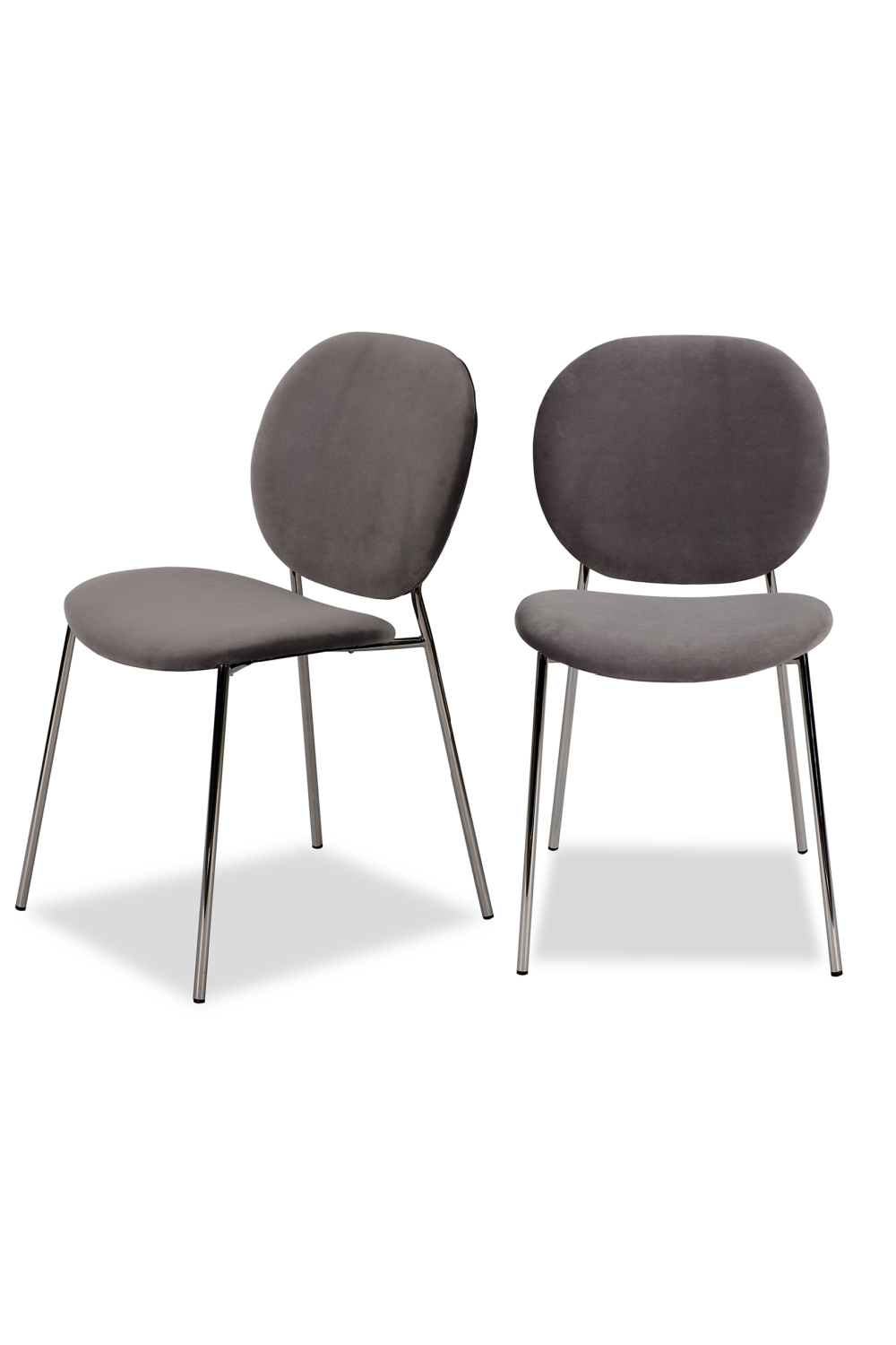 Gray Velvet Dining Chairs (2) | Liang & Eimil Elsa | Oroa.com
