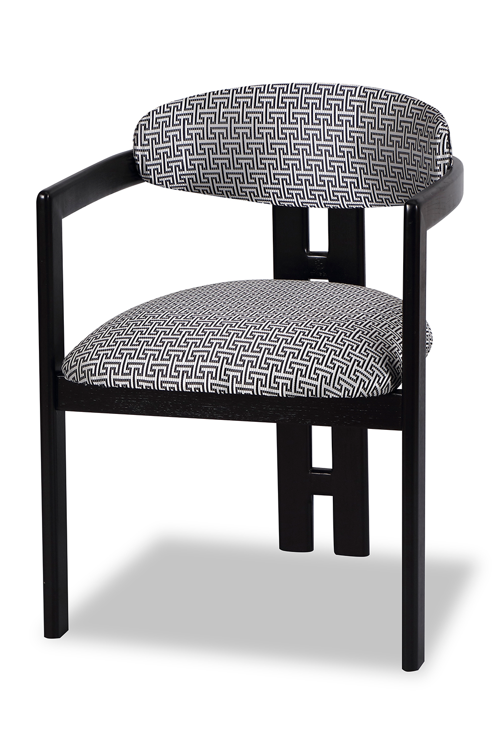 Black Geometric Dining Chair | Liang & Eimil Neo | OROA.com