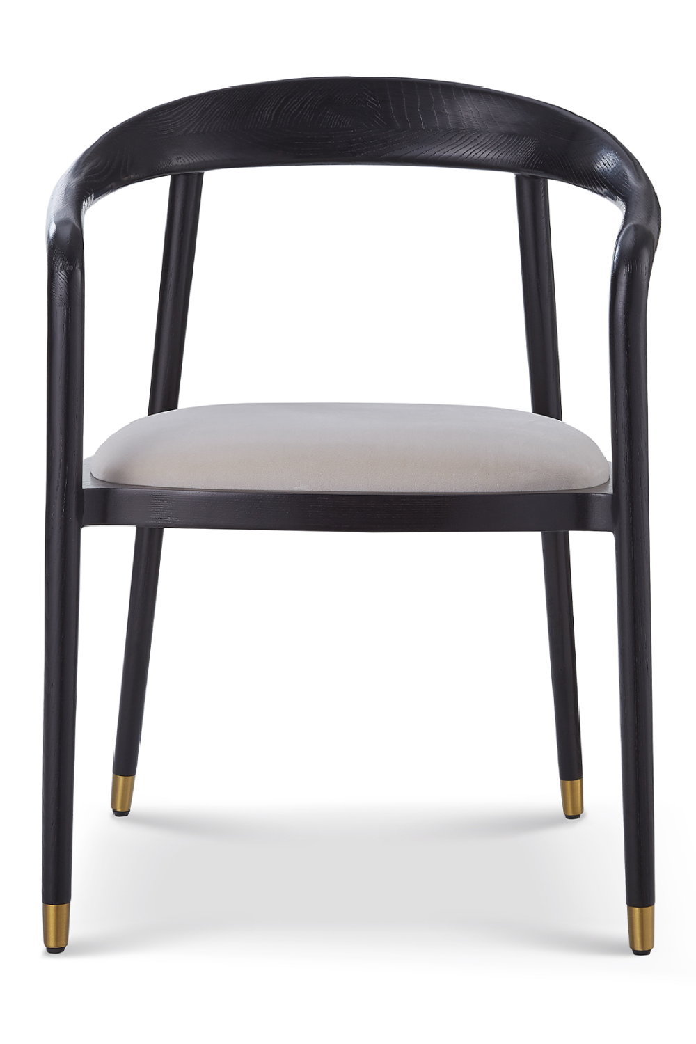 Curved Back Ash Gray Dining Chair | Liang & Eimil Fluid | OROA