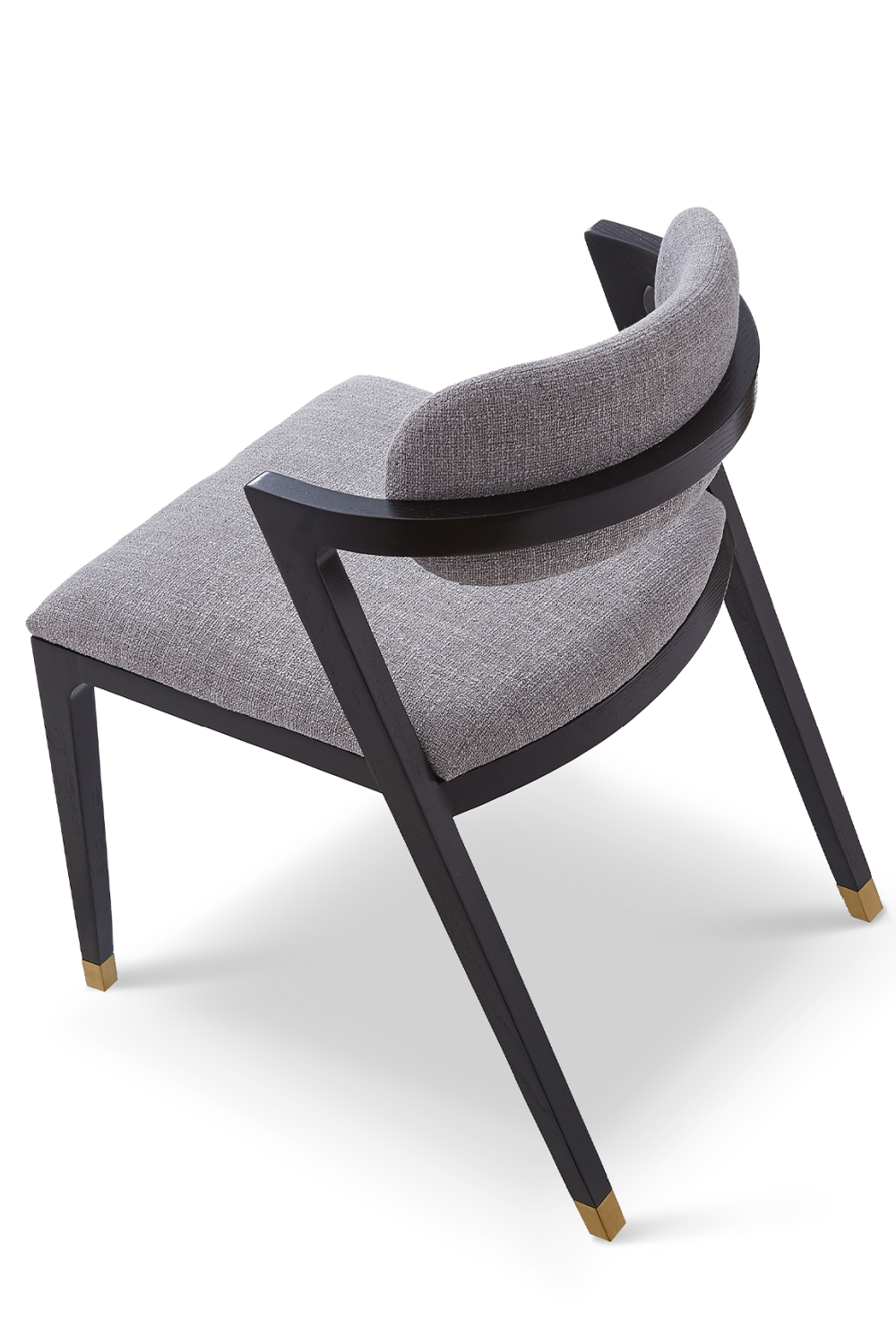Black Ash Gray Upholstery Dining Chair | Liang & Eimil Greta | OROA