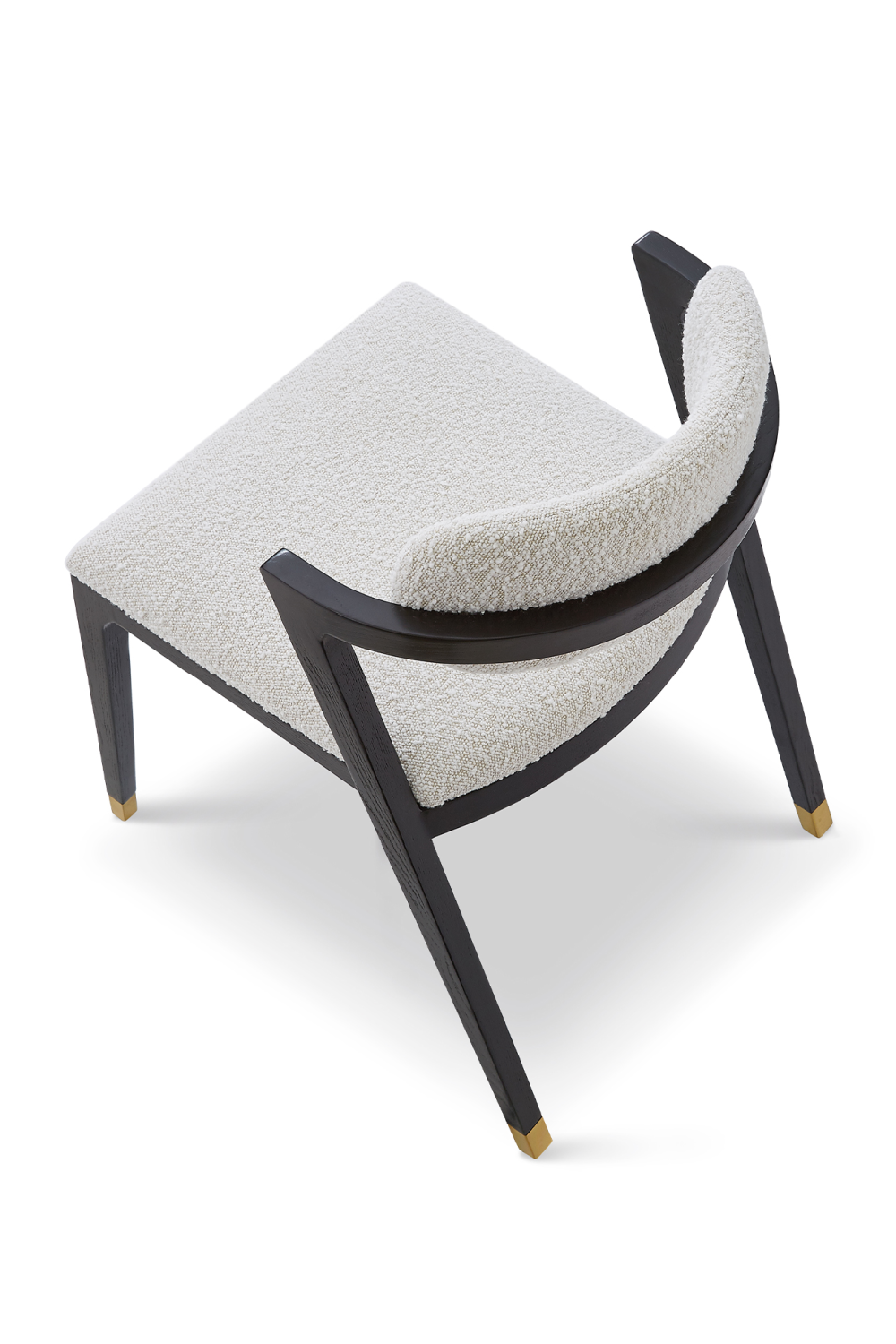 Black Ash Boucle Sand Dining Chair | Liang & Eimil Greta | OROA