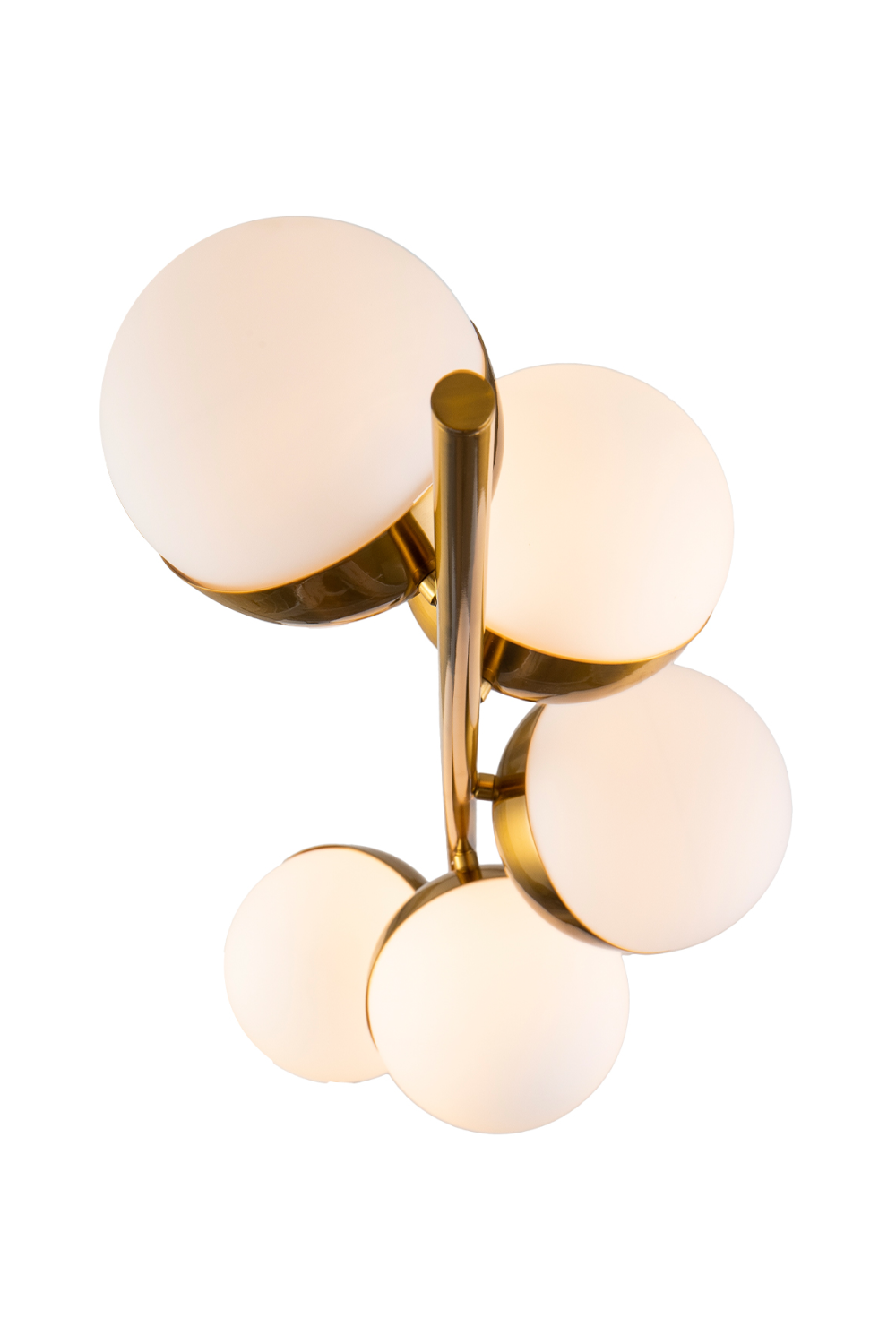 White Spheres Modern Floor Lamp | Liang & Eimil Globus | Oroa.com