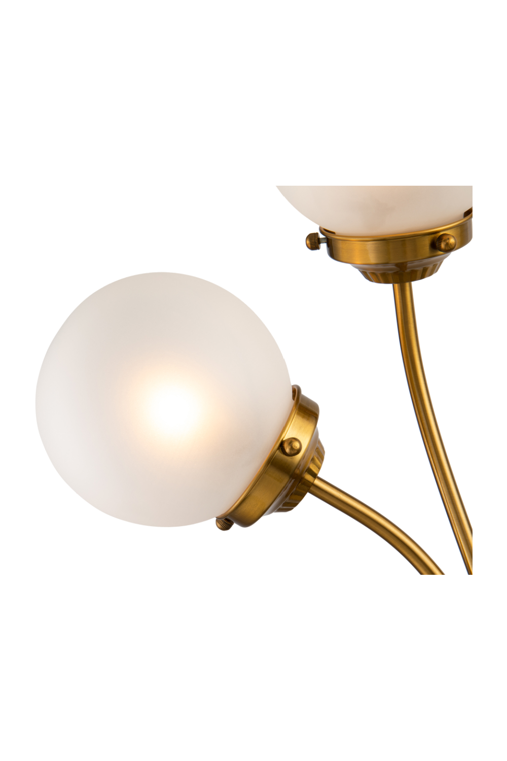 Brass White Globe Wall Lamps (2) | Liang & Eimil Opal | Oroa.com