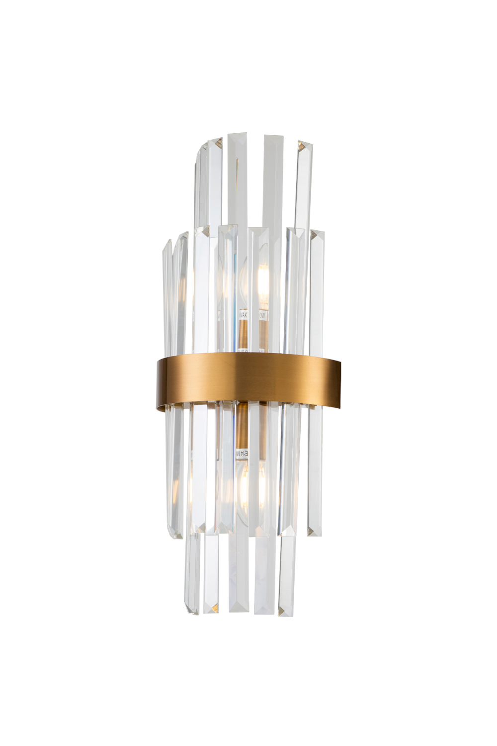 Brass Finish and Glass Wall Lamp | Liang and Eimil Regency | OROA