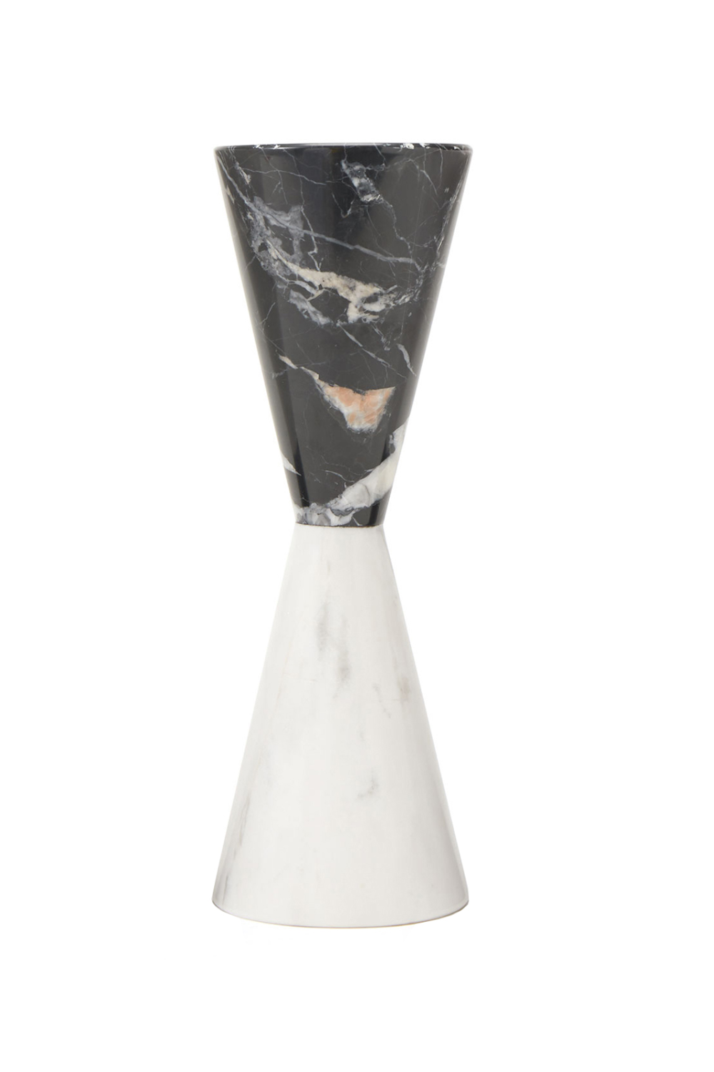 Black & White Marble Sculpture Candle Holder | Liang & Eimil Bond | Oroa.com