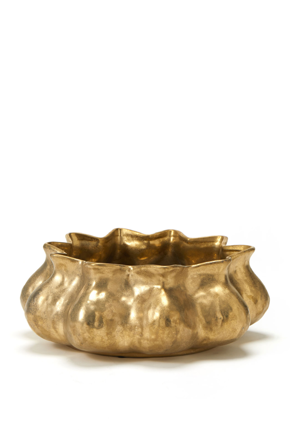 Gold Gilt Ceramic Bowl | Liang & Eimil Monza | Oroa.com