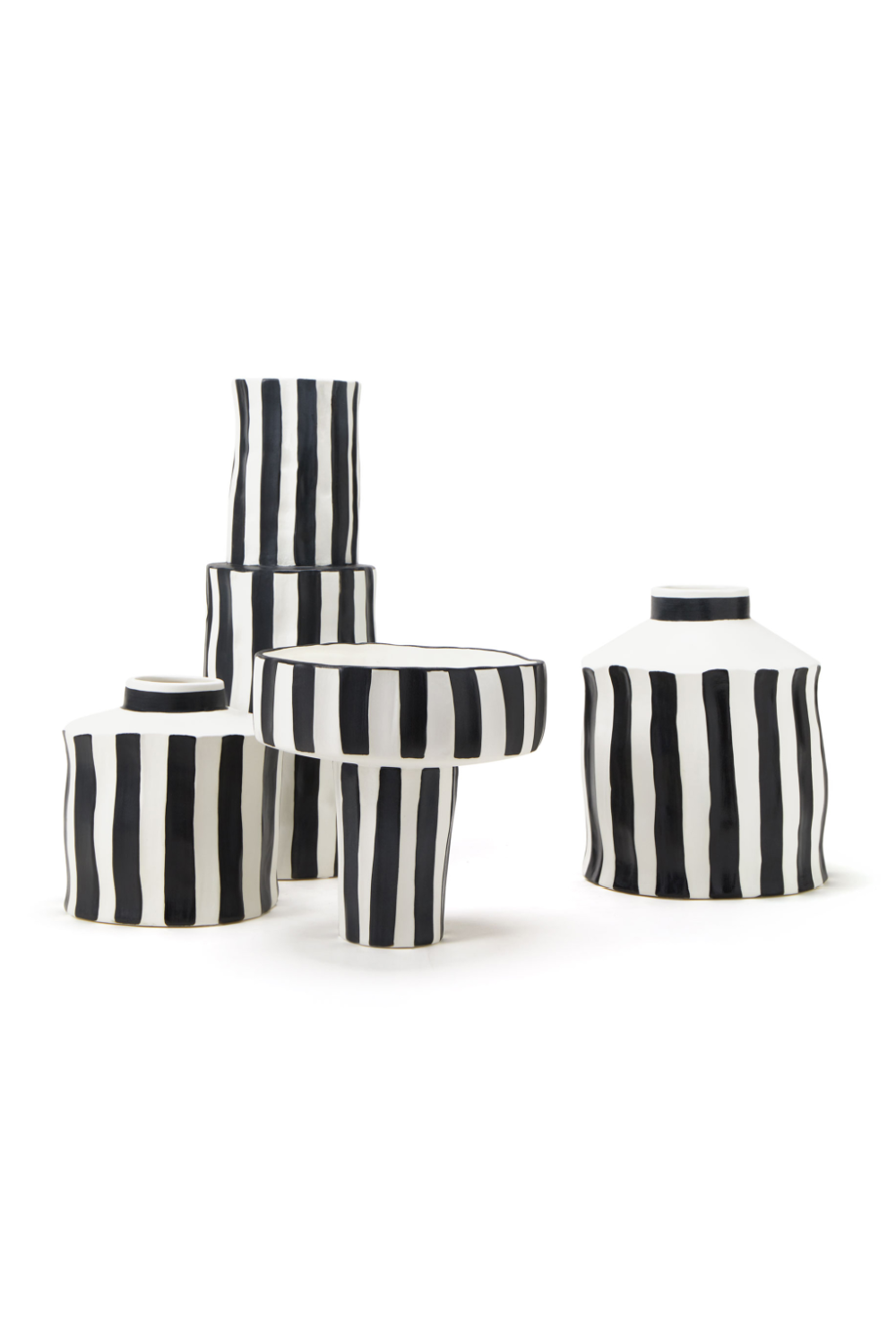 Black & White Ceramic Vase - L | Liang & Eimil Weston II | OROA.com