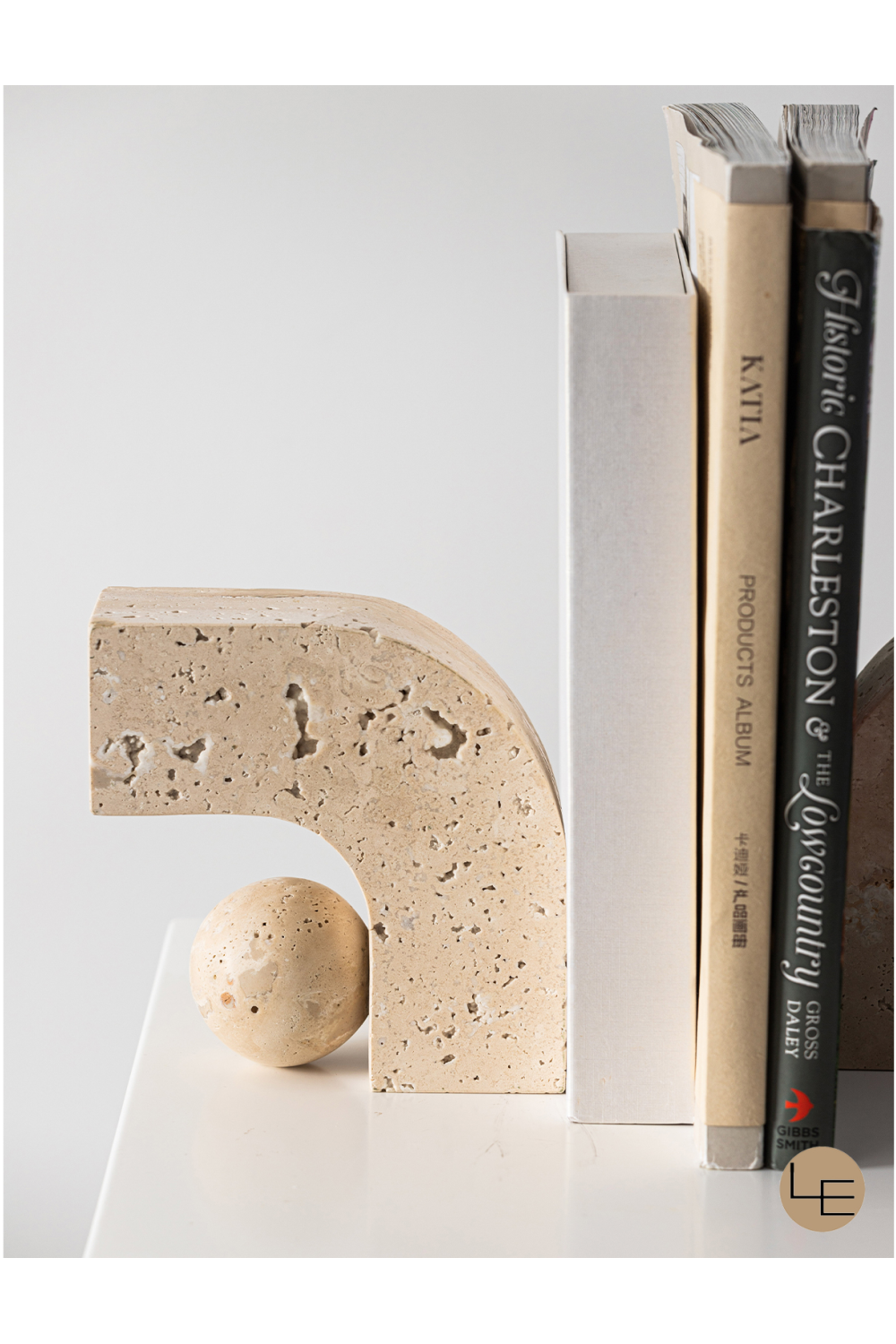 Sandstone Marble Bookends | Liang & Eimil Vidal | OROA.com