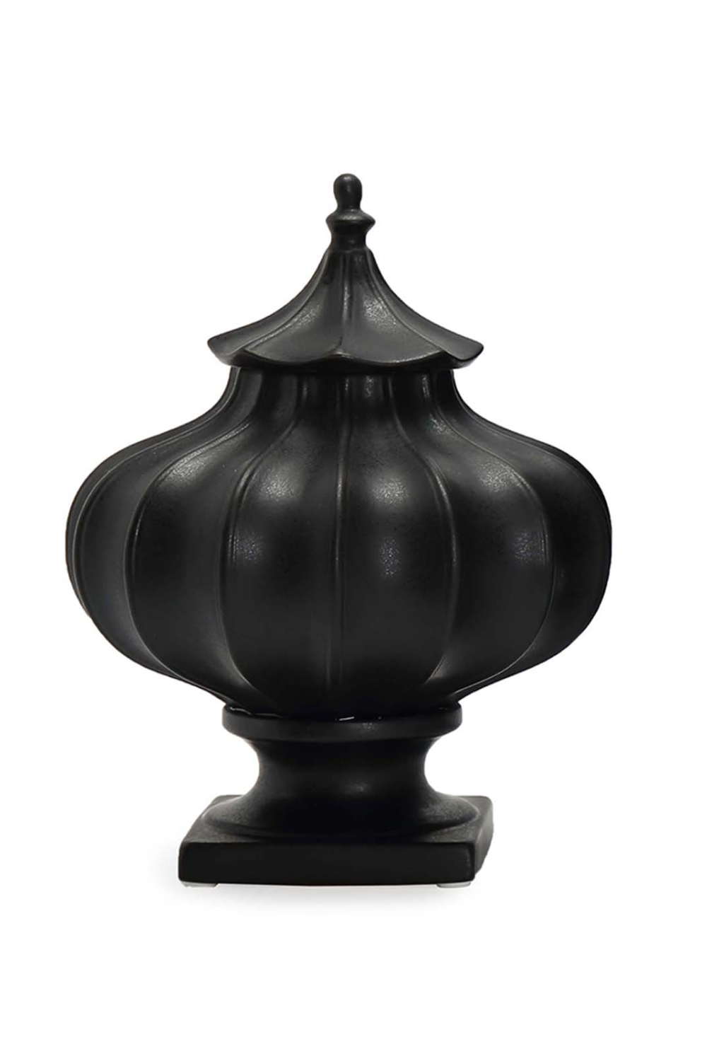 Black Ceramic Classic Jar | Liang & Eimil Inchscape | OROA.com