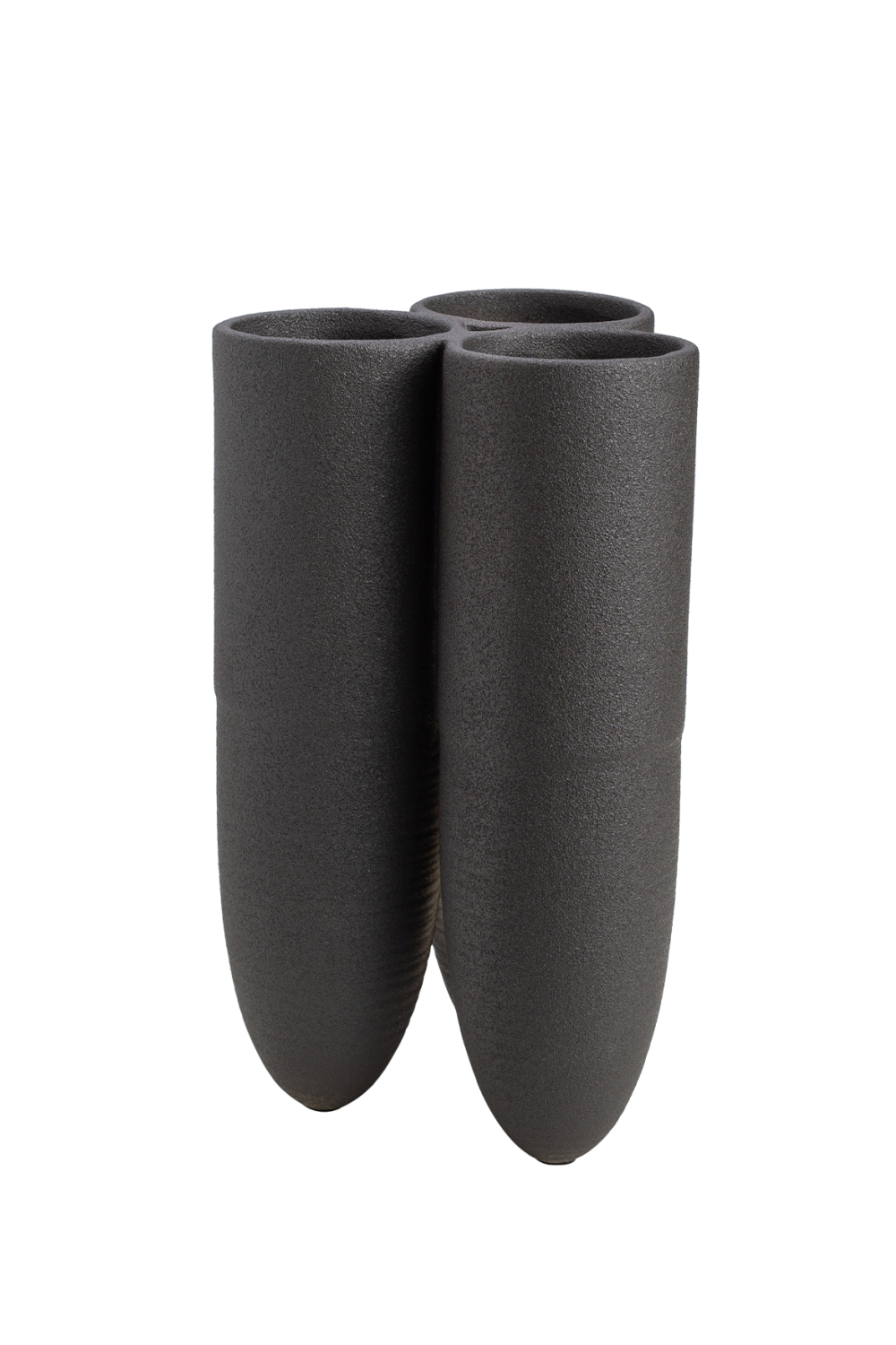 Black Ceramic Novelty Vase | Liang & Eimil Torpedo | OROA.com
