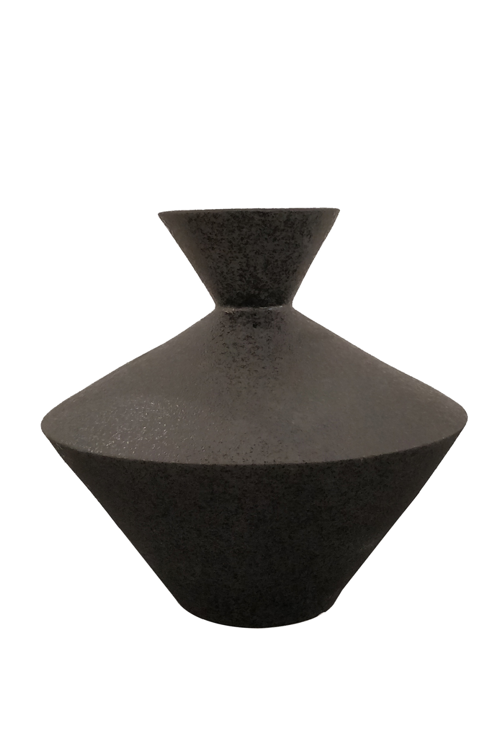 Black Glaze Ceramic Vase | Liang & Eimil Bluster | OROA.com