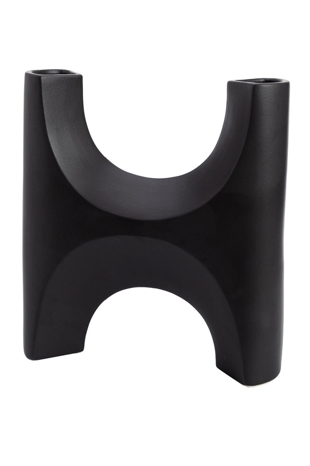 Hand-Glazed Black Ceramic Vase | Liang & Eimil Savier | OROA.com