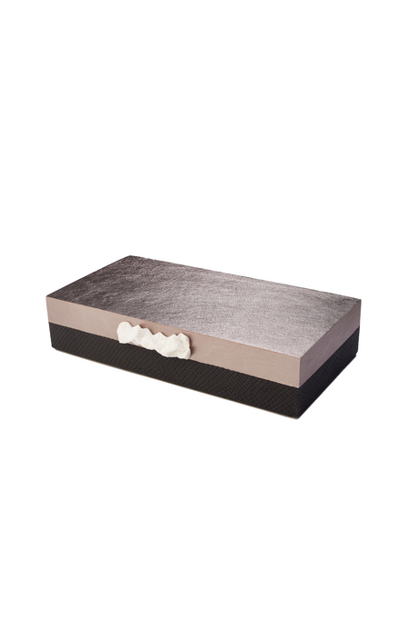 Embossed Vinyl Rectangular Box | Liang & Eimil Torque | OROA.com
