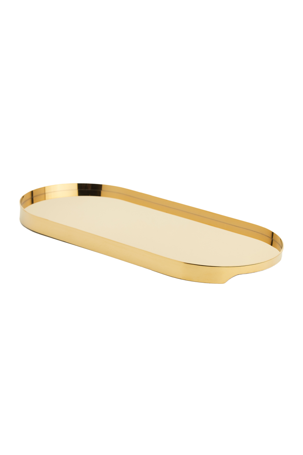 Polished Brass Oval Tray | Liang & Eimil Galleria | OROA.com