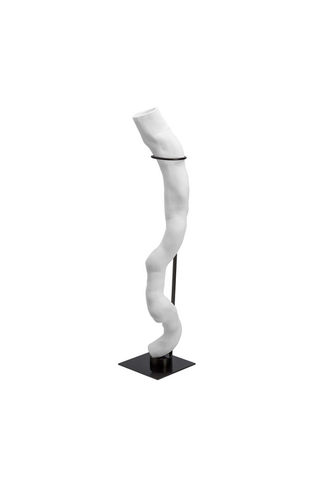 White Ceramic Driftwood Decor L | Liang & Eimil Flotte II | OROA.com