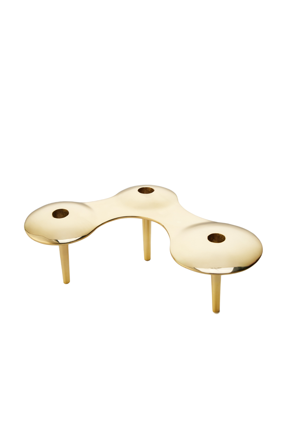 Brass Connected Candleholder | Liang & Eimil Pools | OROA.com