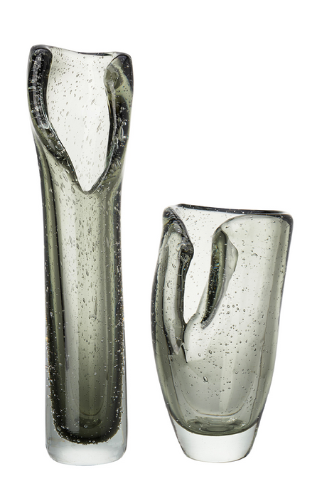 Gray Glass Organic Vase L | Liang & Eimil Elise | Oroa.com