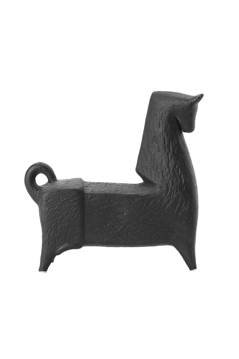 Black Ceramic Horse Sculpture | Liang & Eimil Ely | OROA.com