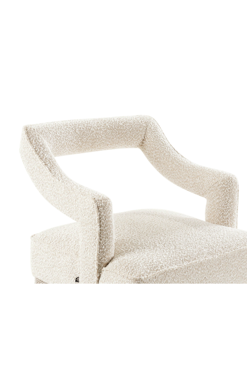 Bouclé Upholstered Modern Dining Chair | Liang & Eimil Calvin | Oroatrade.com
