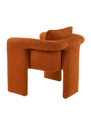 Rust Chenille Occasional Chair | Liang & Eimil Bloom | Oroa.com