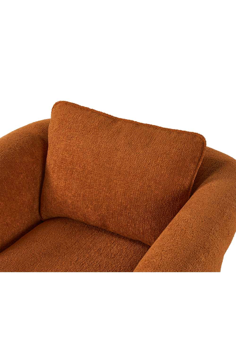 Rust Chenille Occasional Chair | Liang & Eimil Bloom | Oroa.com
