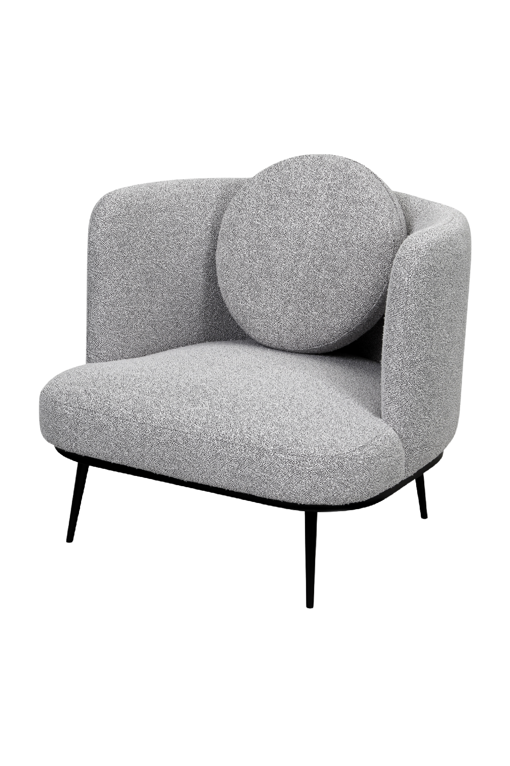 Gray Curved Occasional Chair | Liang & Eimil V Lux | Oroa.com
