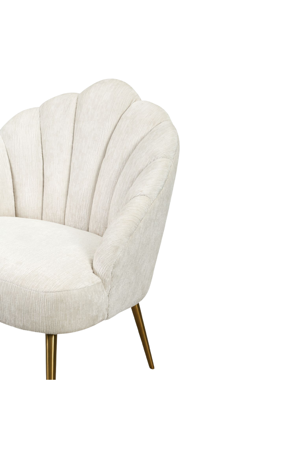 White Velvet Accent Chair | Liang & Eimil Walton | Oroa.com