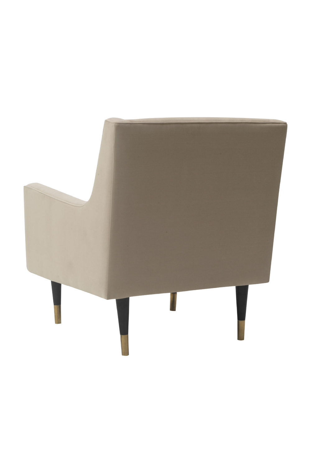 Beige Velvet Lounge Chair | Liang & Eimil Conte | Oroa.com