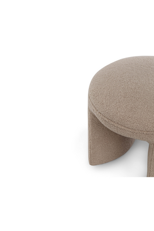 Brown Circular Modern Stool | Liang & Eimil Kramer | OROA.com