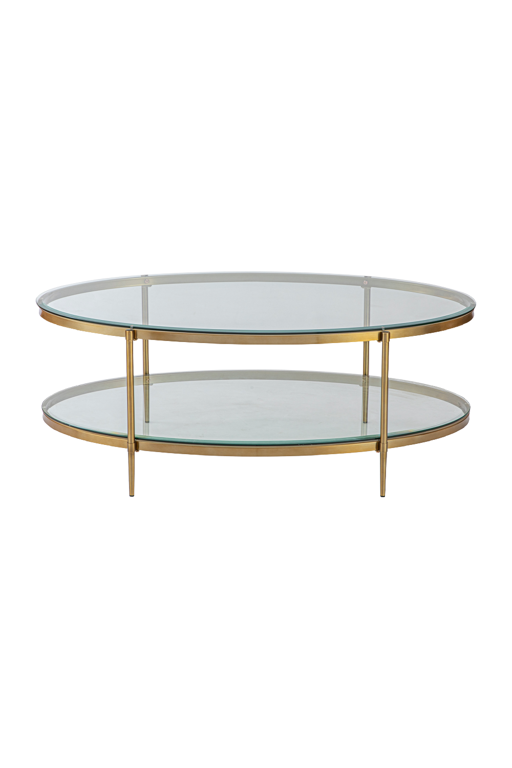 Oval Glass Modern Coffee Table | Liang & Eimil Adlon | Oroa.com