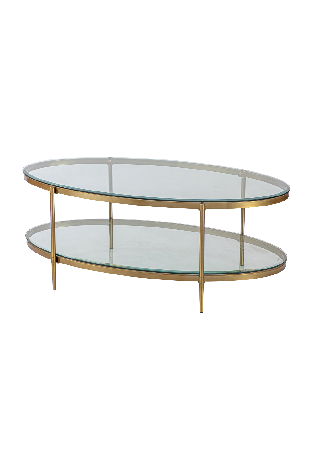Oval Glass Modern Coffee Table | Liang & Eimil Adlon | Oroa.com