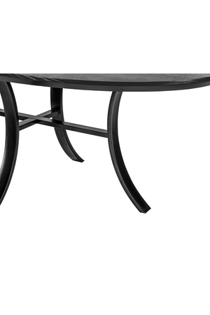 Black Wooden Oval Dining Table | Liang & Eimil Isola | Oroa.com