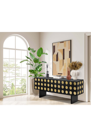 Black Wooden Art Deco Sideboard | Liang & Eimil Montana | Oroa.com
