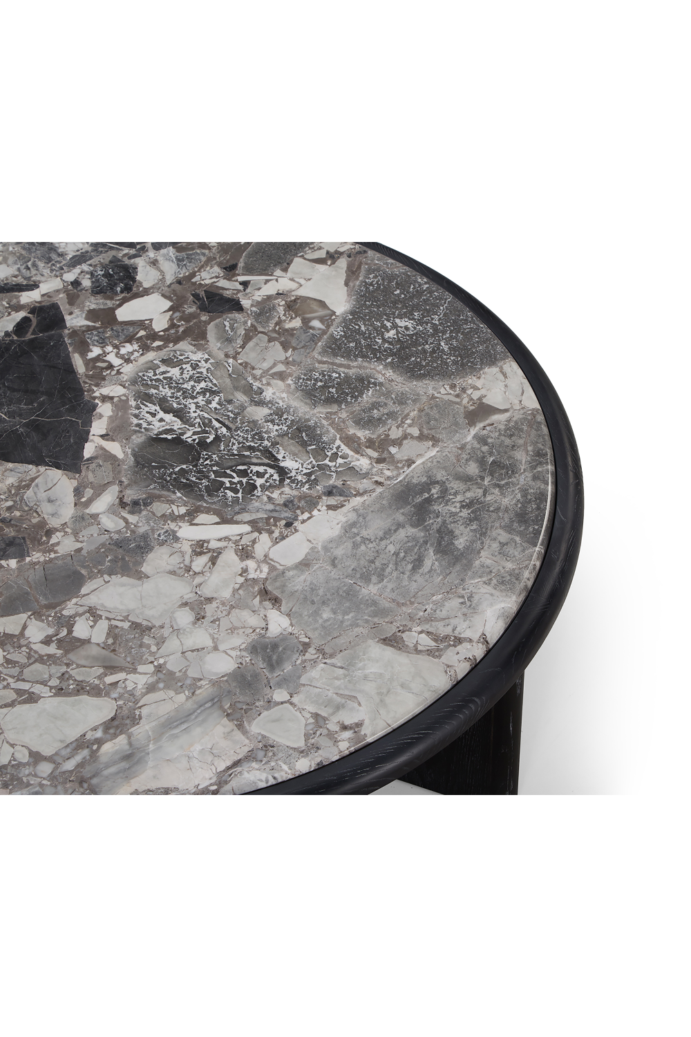Gray Marble Round Side Table | Liang & Eimil Herman | Oroa.com