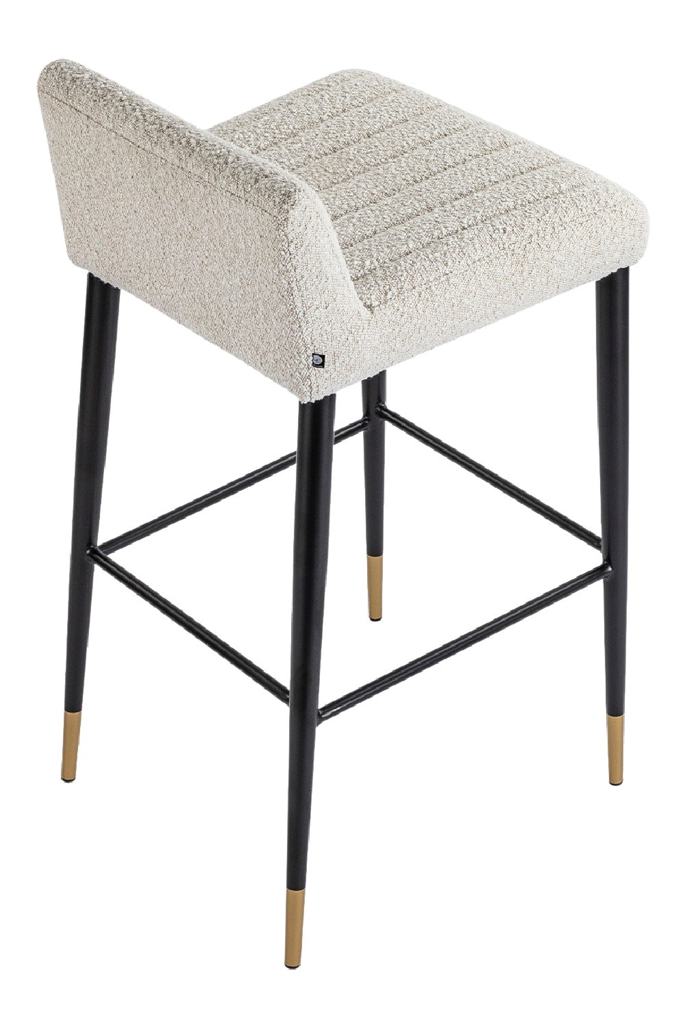 White Bouclé Bar Stool | Liang & Eimil Coltrane | Oroa.com