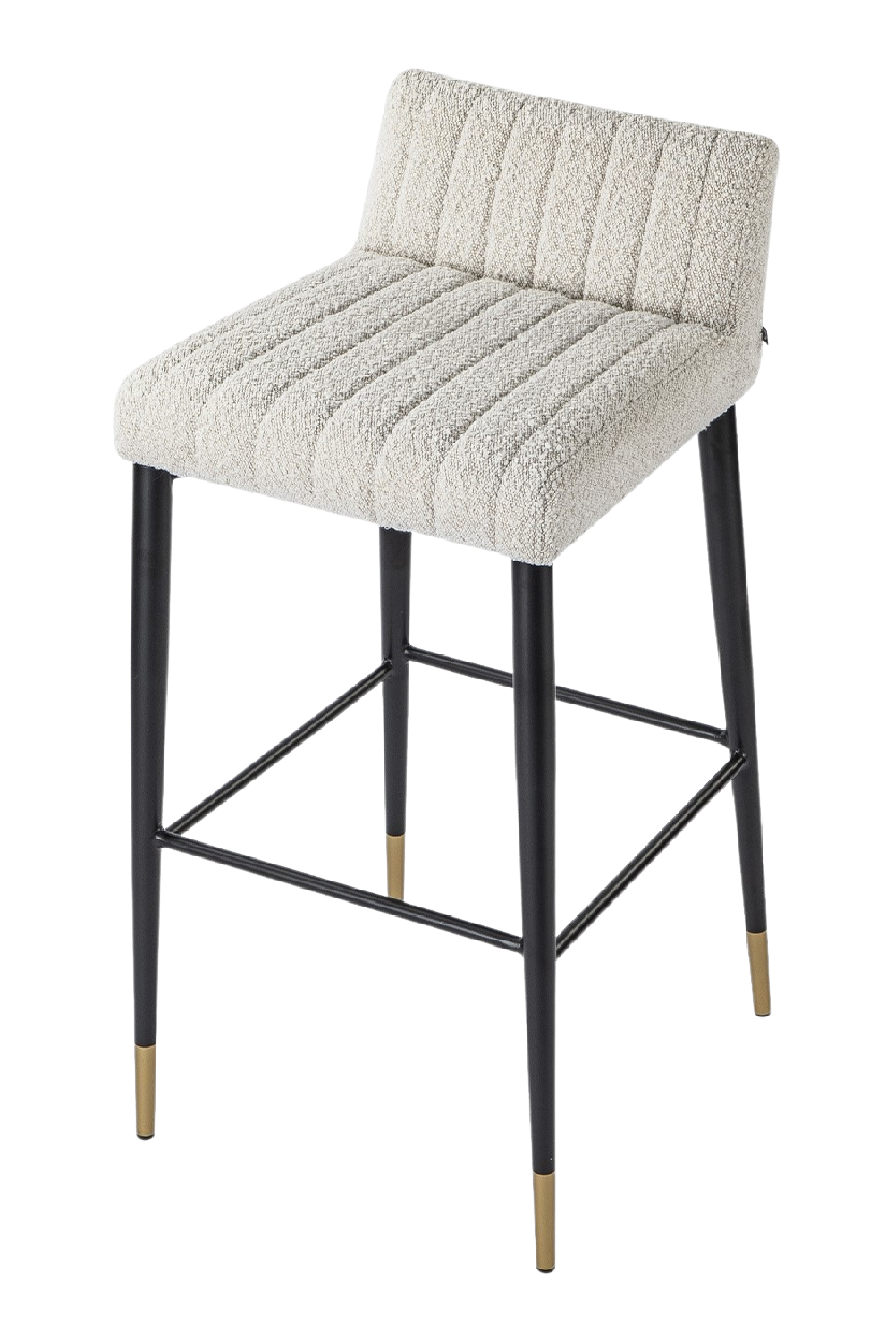 White Bouclé Bar Stool | Liang & Eimil Coltrane | Oroa.com