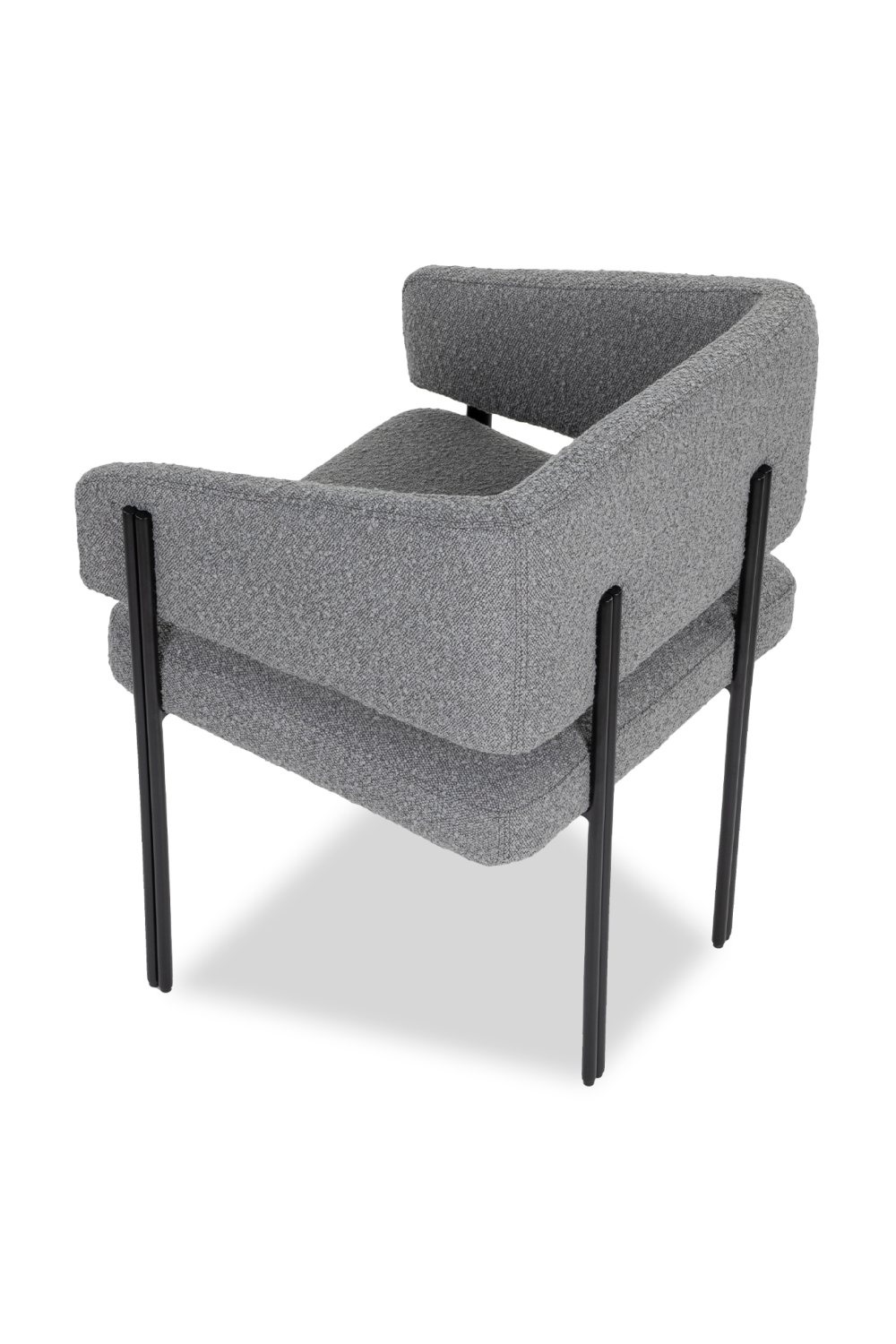 Gray Boucle Dining Chair | Liang & Eimil Tatler | OROA.com