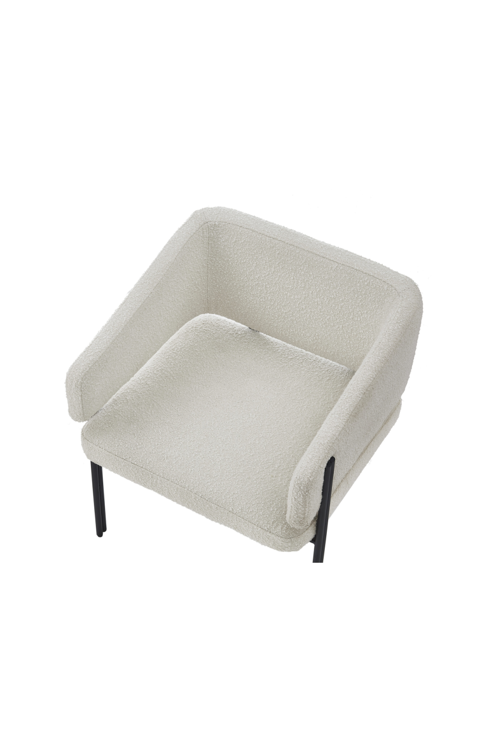 Bouclé Modern Dining Armchair | Liang & Eimil Tatler | Oroa.com