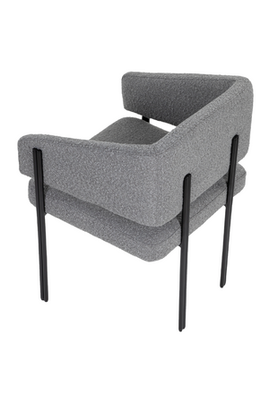 Bouclé Modern Dining Armchair | Liang & Eimil Tatler | Oroa.com