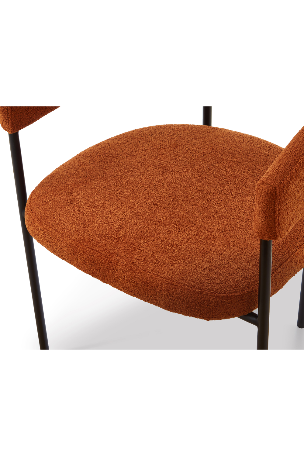 Linen Curved Dining Chair | Liang & Eimil Katania | Oroa.com