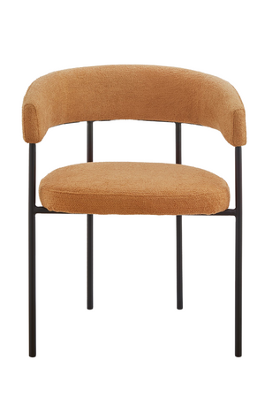 Linen Curved Dining Chair | Liang & Eimil Katania | Oroa.com