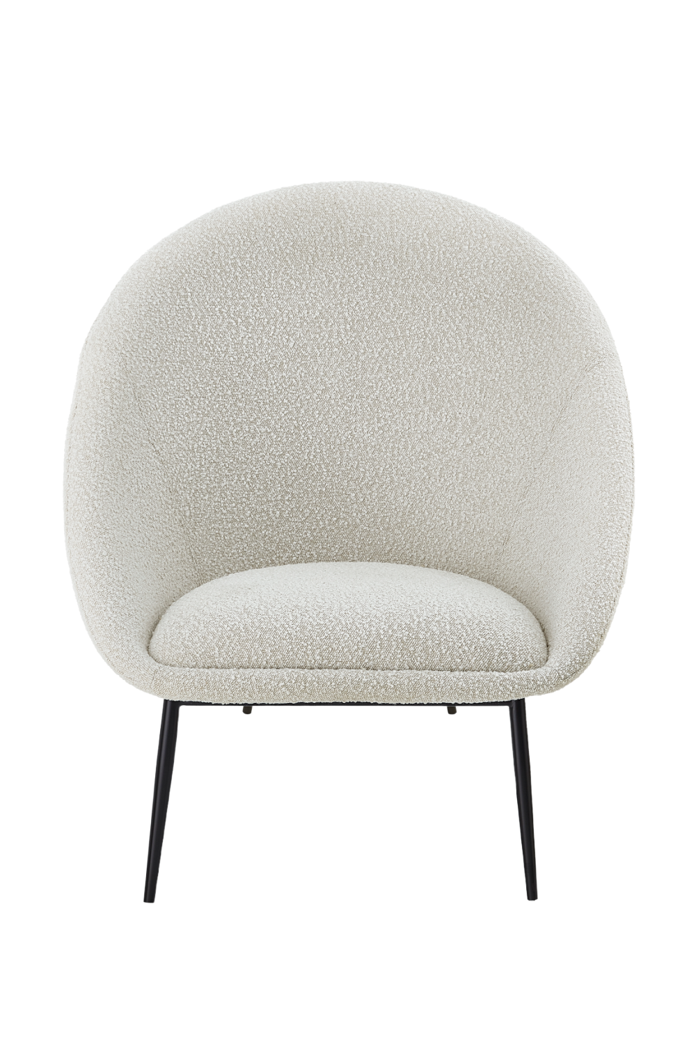 Rounded Bouclé Occasional Chair | Liang & Eimil Ovalo | OROA.com