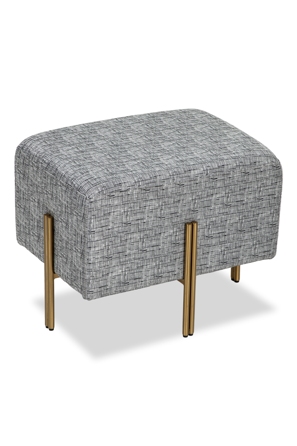 Light Gray Upholstery Stool | Liang & Eimil Alton | OROA.com
