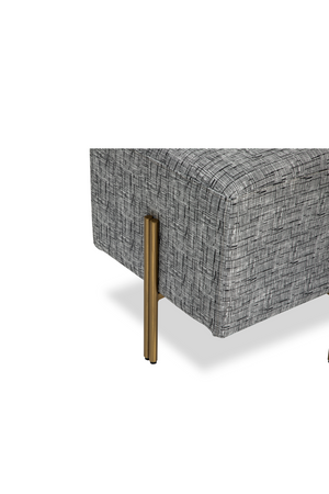 Light Gray Upholstery Stool | Liang & Eimil Alton | OROA.com