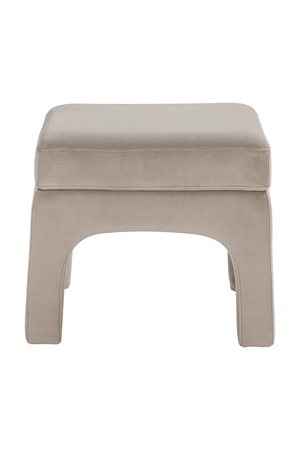 Gray Velvet Modern Stool | Liang & Eimil Malcom | Oroa.com