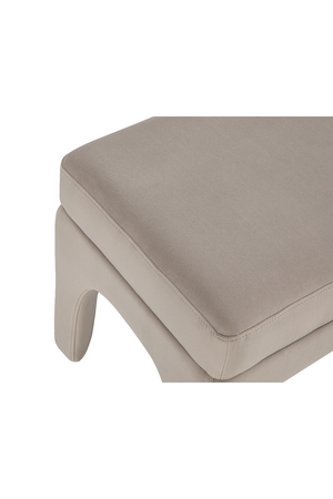 Gray Velvet Modern Stool | Liang & Eimil Malcom | Oroa.com