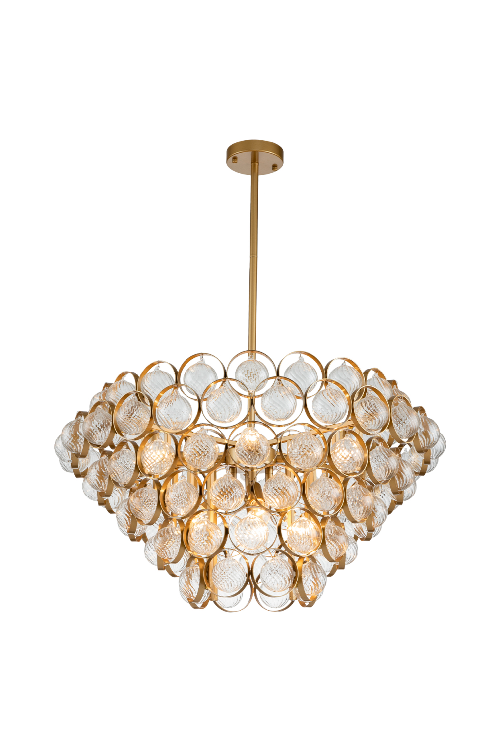 Gold Ringed Crystal Orbs Pendant Lamp | Liang & Eimil Otelo | OROA.com