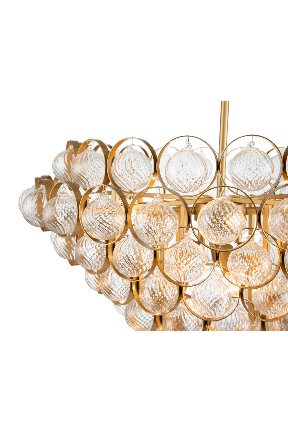Gold Ringed Crystal Orbs Pendant Lamp | Liang & Eimil Otelo | OROA.com