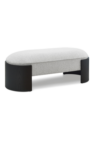 Oval Chenille Long Bench | Liang & Eimil Ed | Oroa.com