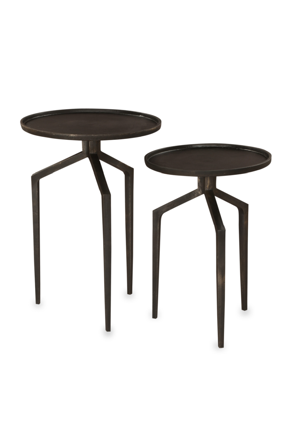 Round Bronze Side Tables (2) | Liang & Eimil Spider | OROA.com